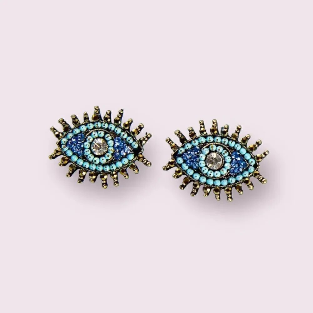 Evil eye earrings N873